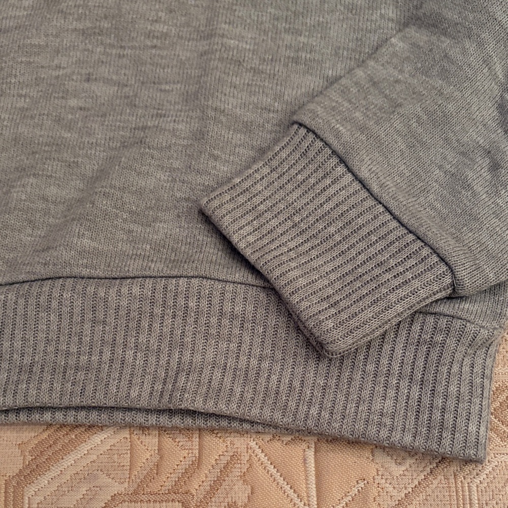 H&M Light Gray Melange Cardigan with Collar/NWT/XL - Picture 4 of 12